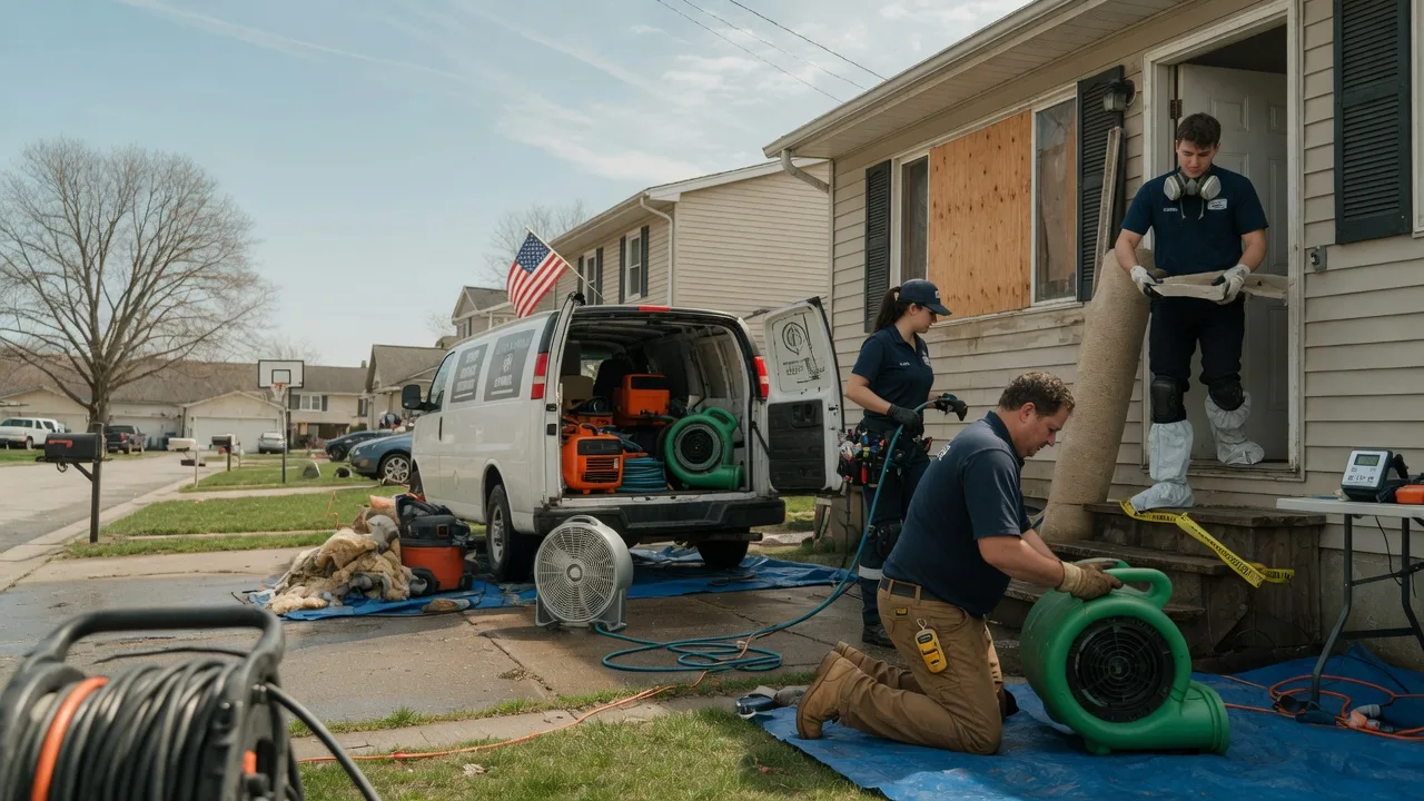 Water Damage Restoration in Iowa, LA near me